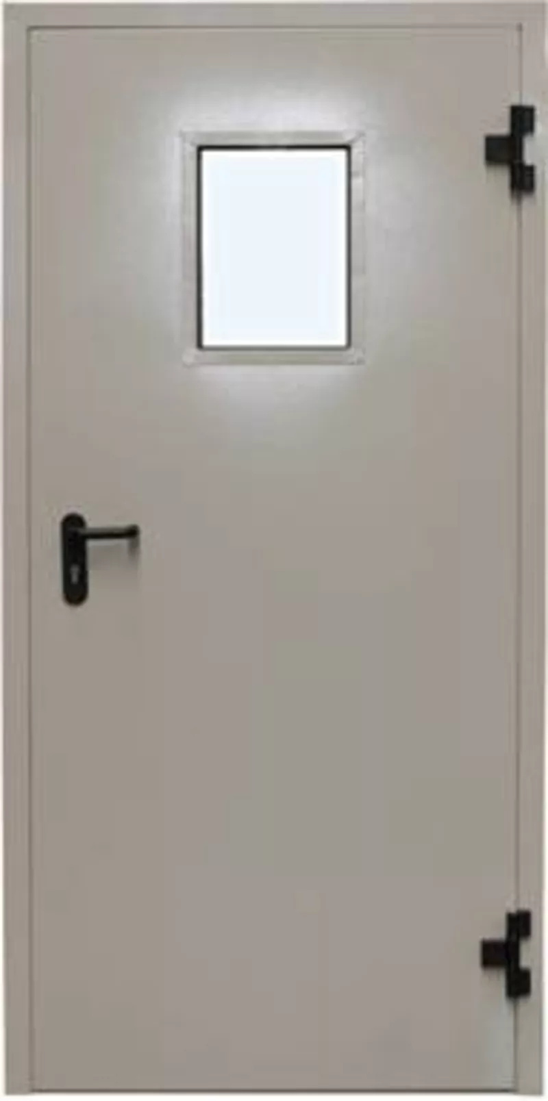 Металлическая противопожарная дверь серии ДП-1 2